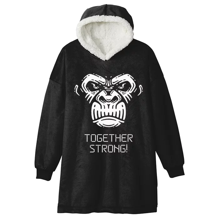 Ape Together Strong Hooded Wearable Blanket