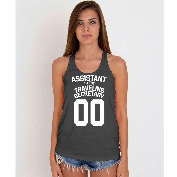 Assistant To The Traveling Secretary 00 Women's Knotted Racerback Tank