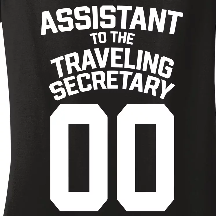 Assistant To The Traveling Secretary 00 Women's V-Neck T-Shirt