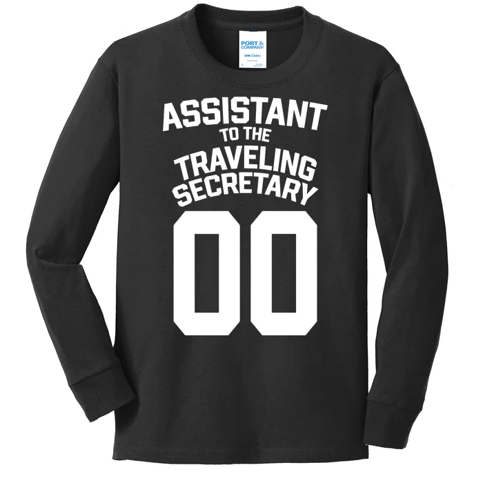 Assistant To The Traveling Secretary 00 Kids Long Sleeve Shirt