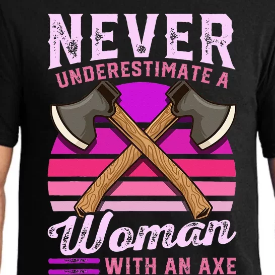 Axe Throwing Thrower Logger Lumberjack Pajama Set