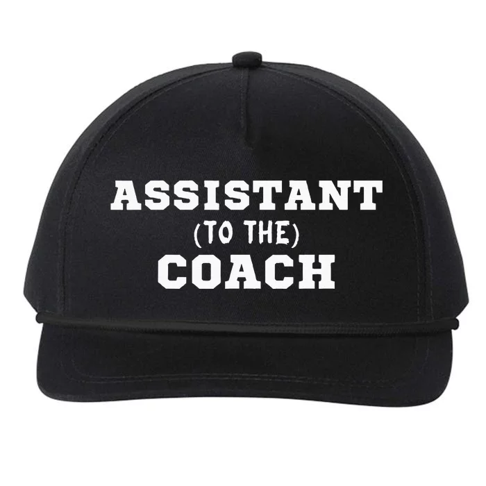 Assistant To The Coach Snapback Five-Panel Rope Hat