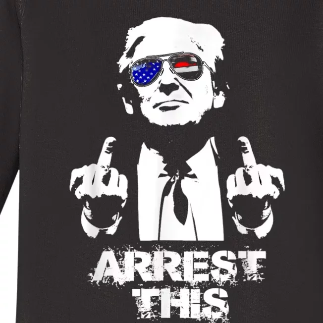 Arrest This Trump Baby Long Sleeve Bodysuit