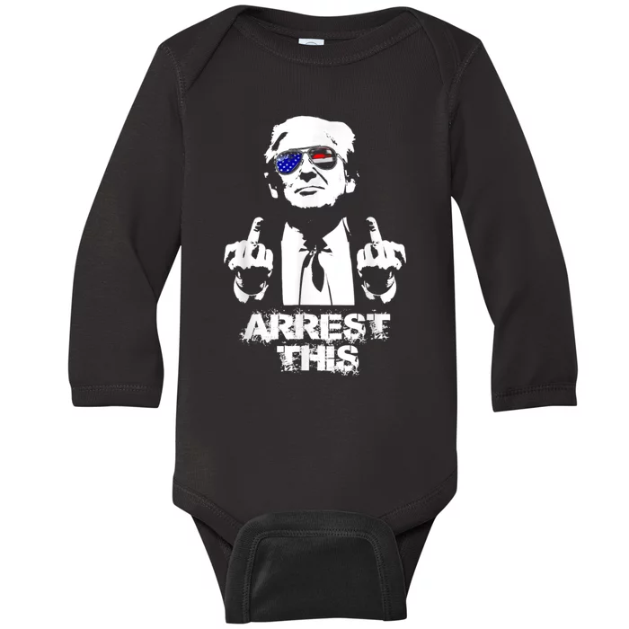 Arrest This Trump Baby Long Sleeve Bodysuit