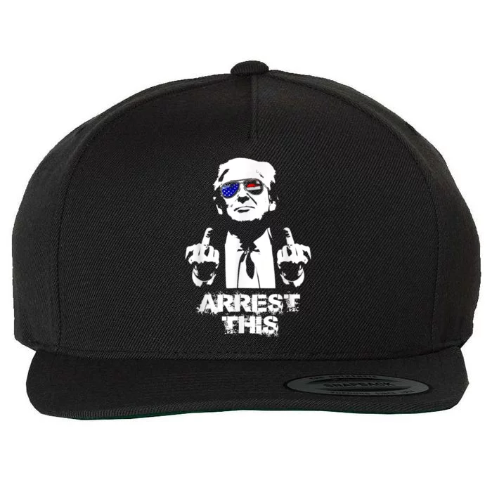 Arrest This Trump Wool Snapback Cap