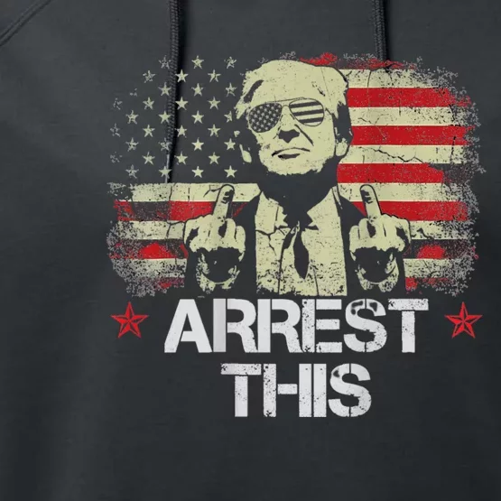 Arrest This Trump Performance Fleece Hoodie