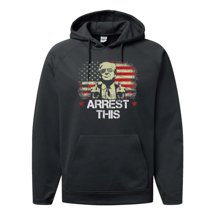 Arrest This Trump Performance Fleece Hoodie