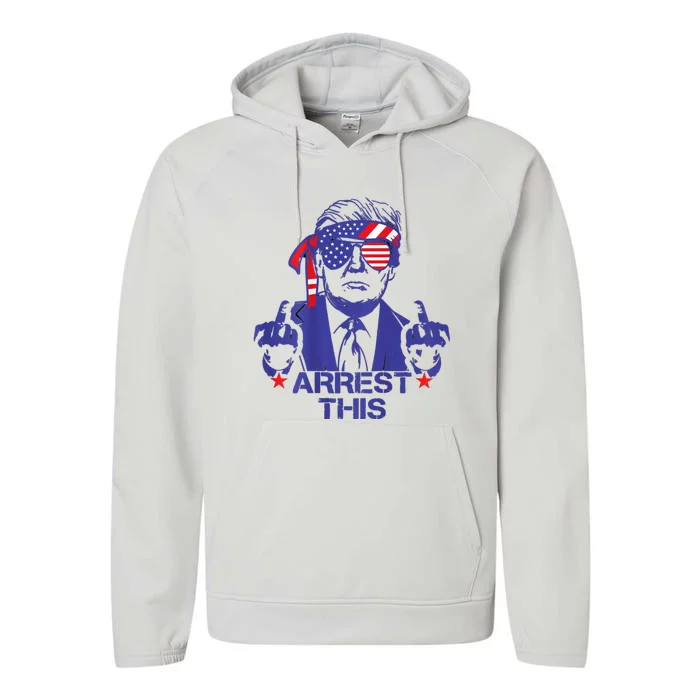 Arrest This Trump Performance Fleece Hoodie