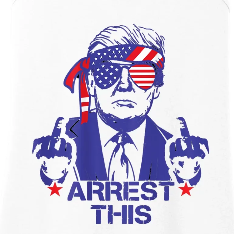 Arrest This Trump Ladies Essential Tank