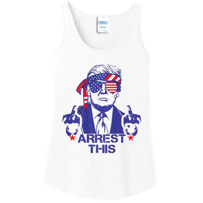 Arrest This Trump Ladies Essential Tank