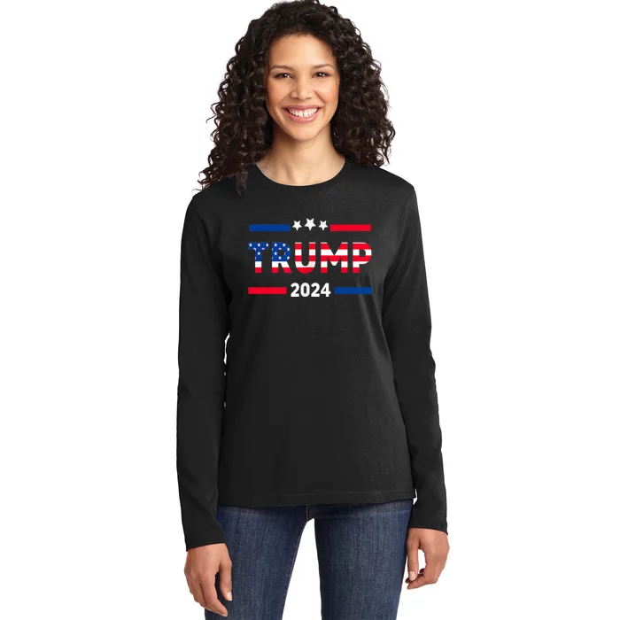 Arrest This Trump Ladies Long Sleeve Shirt