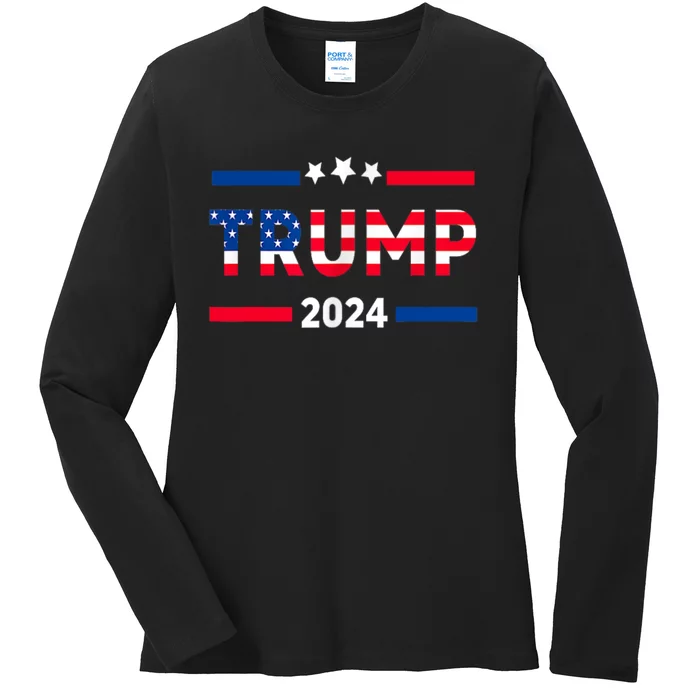 Arrest This Trump Ladies Long Sleeve Shirt