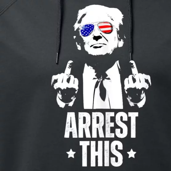 Arrest This Trump Performance Fleece Hoodie