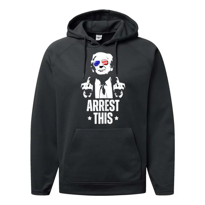 Arrest This Trump Performance Fleece Hoodie