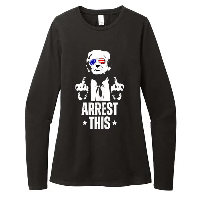 Arrest This Trump Womens CVC Long Sleeve Shirt