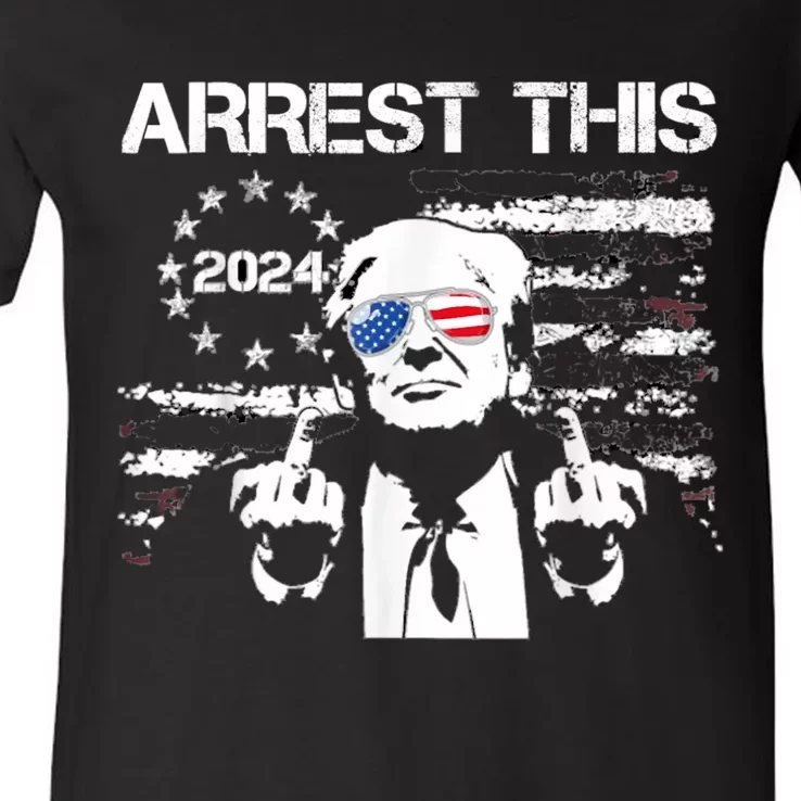 Arrest This Trump V-Neck T-Shirt