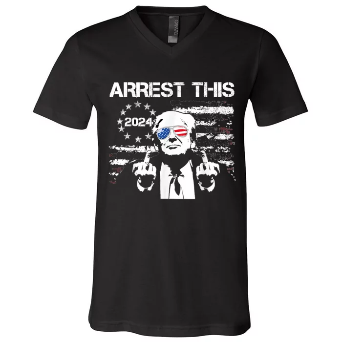 Arrest This Trump V-Neck T-Shirt