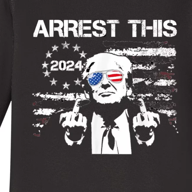 Arrest This Trump Baby Long Sleeve Bodysuit