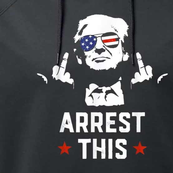 Arrest This Trump Performance Fleece Hoodie