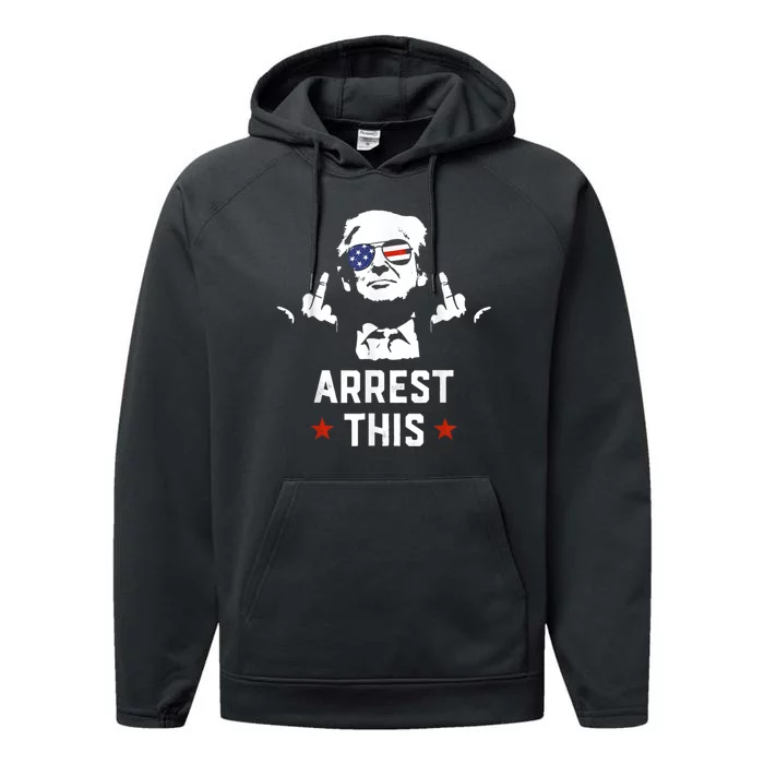 Arrest This Trump Performance Fleece Hoodie