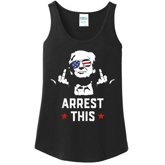 Arrest This Trump Ladies Essential Tank