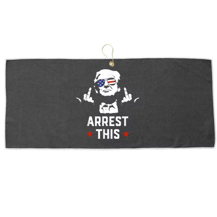 Arrest This Trump Large Microfiber Waffle Golf Towel