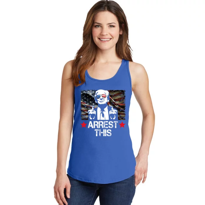 Arrest This Trump Ladies Essential Tank