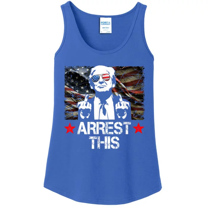 Arrest This Trump Ladies Essential Tank