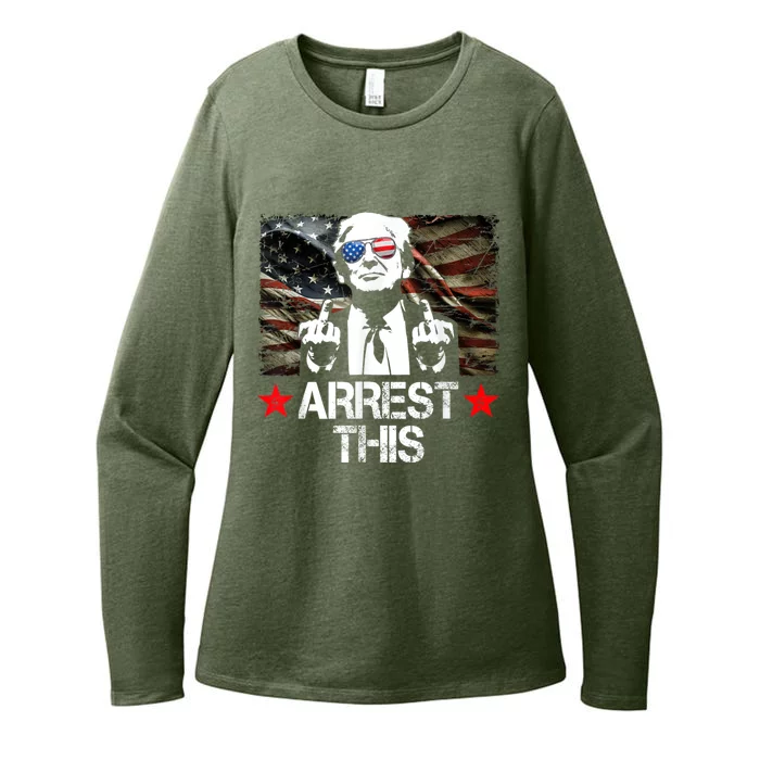 Arrest This Trump Womens CVC Long Sleeve Shirt