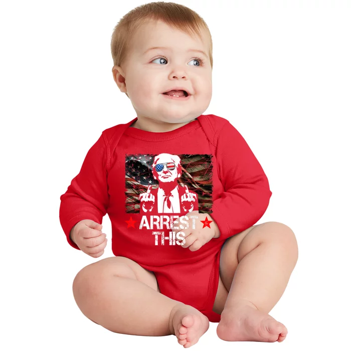 Arrest This Trump Baby Long Sleeve Bodysuit