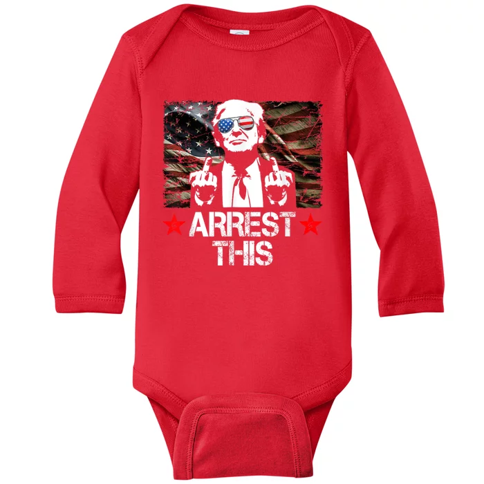 Arrest This Trump Baby Long Sleeve Bodysuit