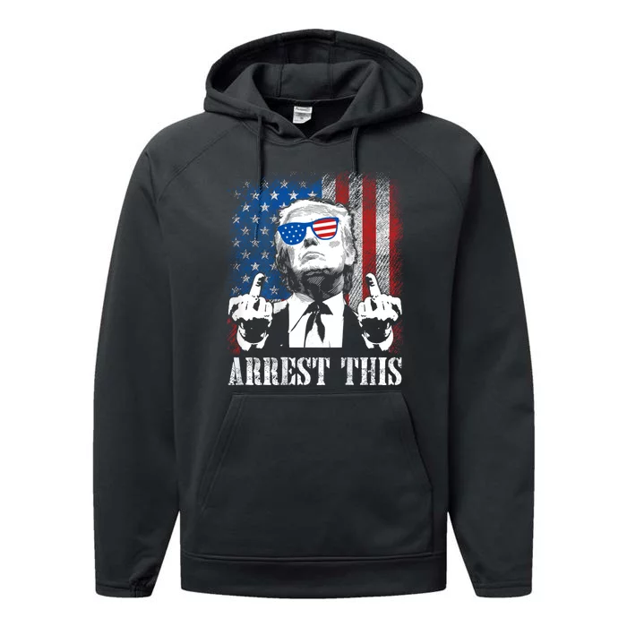 Arrest This Trump Performance Fleece Hoodie