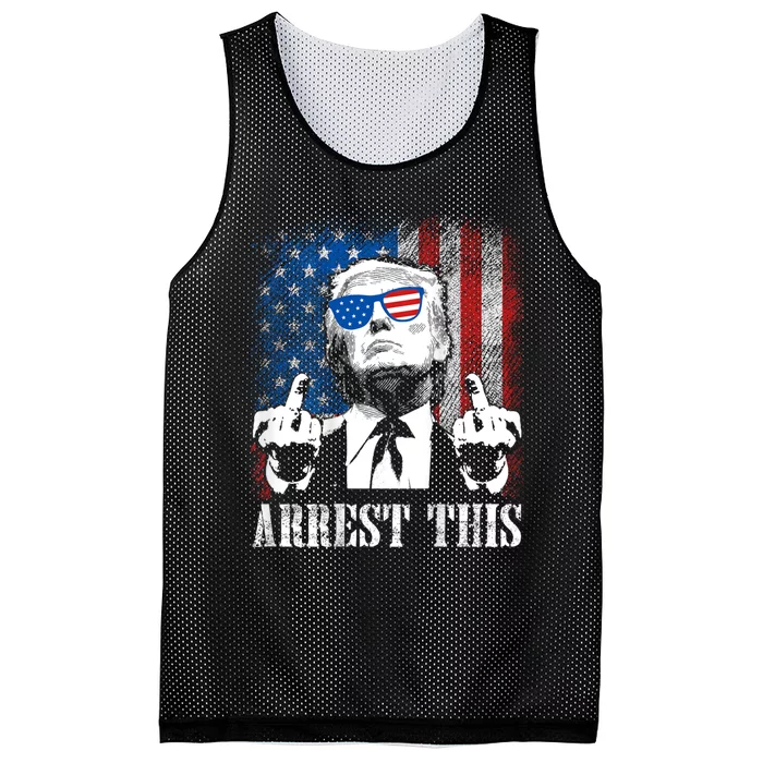 Arrest This Trump Mesh Reversible Basketball Jersey Tank