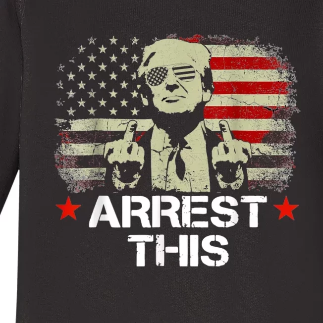 Arrest This Trump Baby Long Sleeve Bodysuit