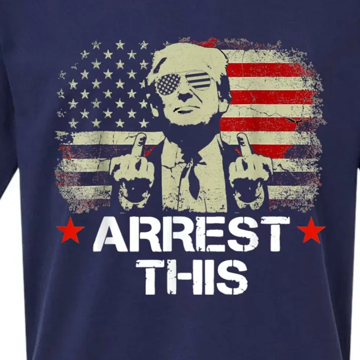 Arrest This Trump Sueded Cloud Jersey T-Shirt