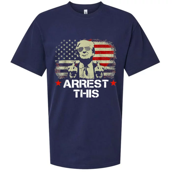 Arrest This Trump Sueded Cloud Jersey T-Shirt