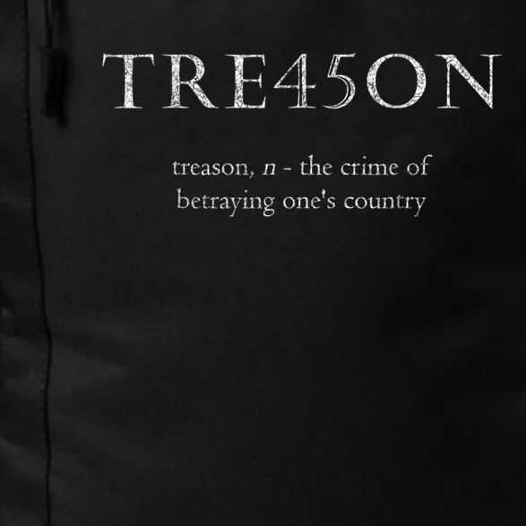 Antitrump Treason | Tre45on Distressed Impeach Daily Commute Backpack