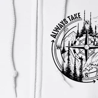 Always Take The Scenic Route Full Zip Hoodie