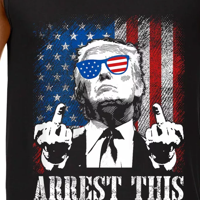 Arrest This Trump 2024 Us American Flag Comfort Colors® Tank Top