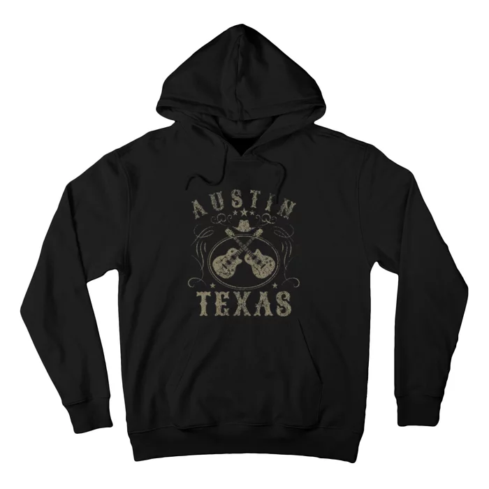 Austin Texas Travel Vintage Hoodie