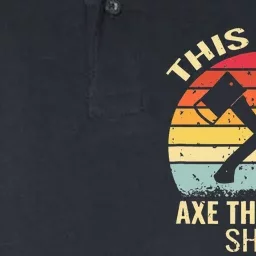 Axe Throwing Throw Retro Axe Throwing Hatchet Softstyle Adult Sport Polo