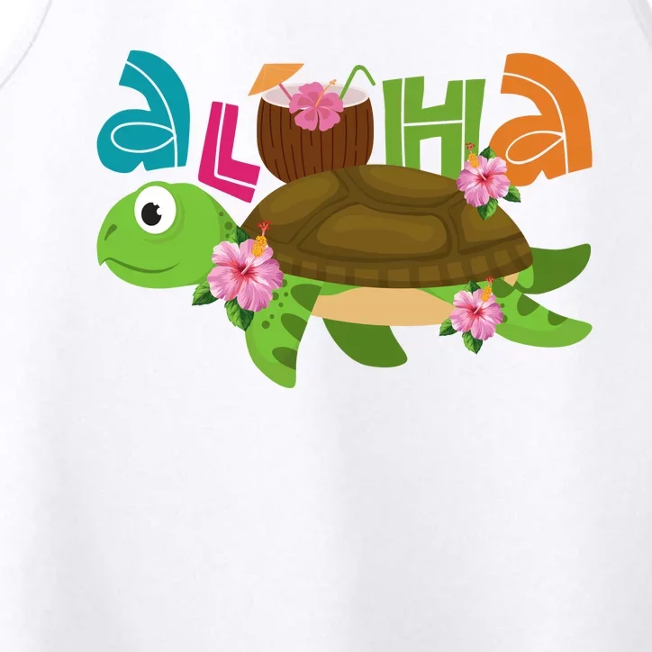 Aloha Tropical Turtle Vacation Performance Tank