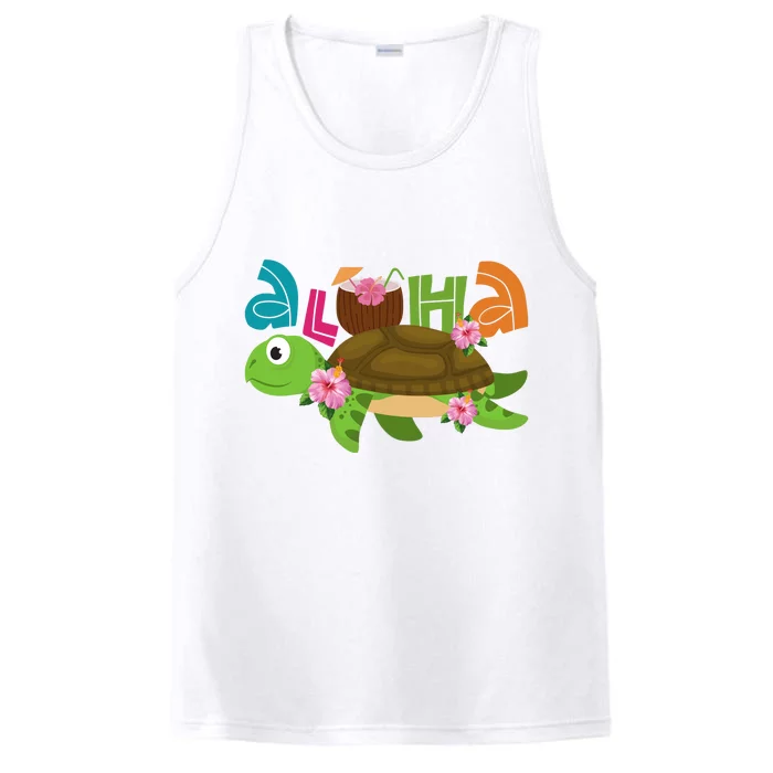 Aloha Tropical Turtle Vacation Performance Tank