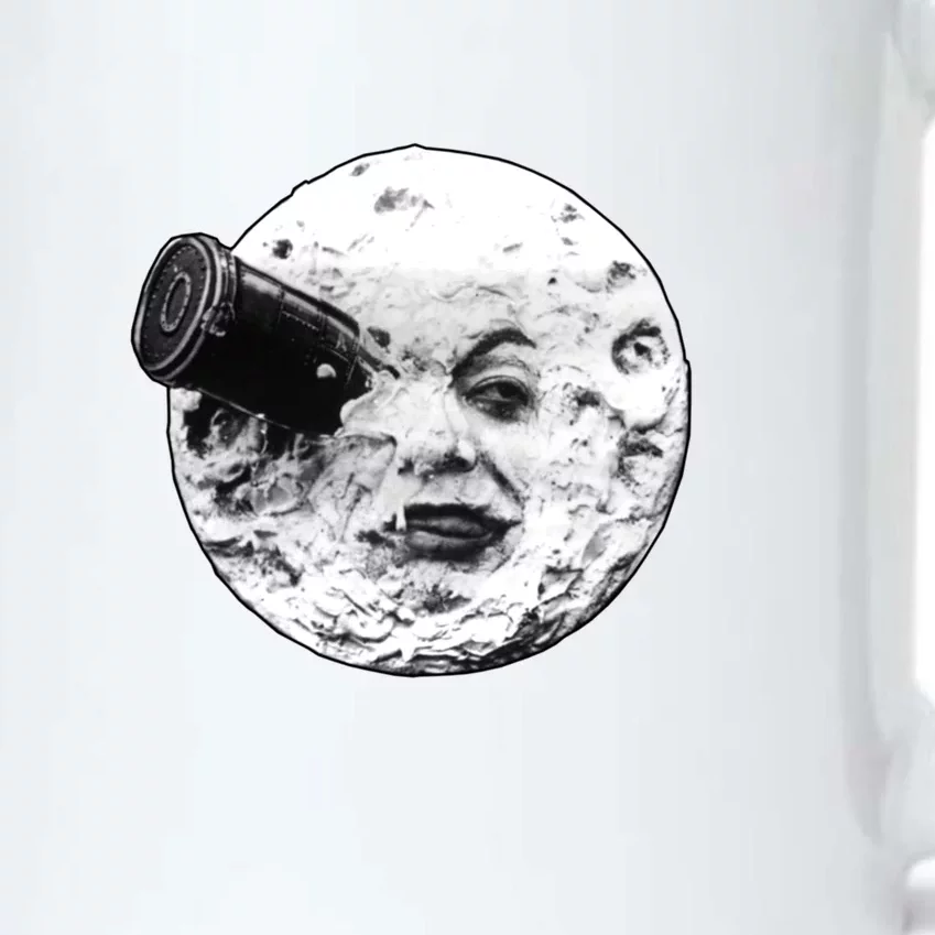 A Trip To The Moon (Le Voyage Dans La Lune) Face Only Black Color Changing Mug