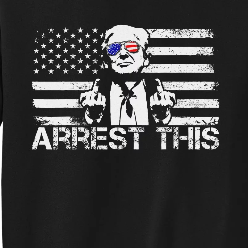 Arrest This Trump Fingers Pro Trump Trump Arrest This Sweatshirt