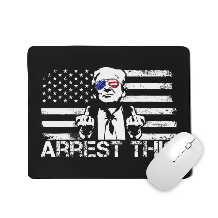 Arrest This Trump Fingers Pro Trump Trump Arrest This Mousepad