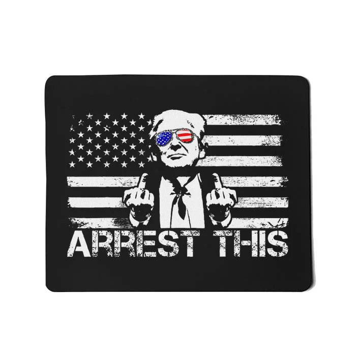 Arrest This Trump Fingers Pro Trump Trump Arrest This Mousepad