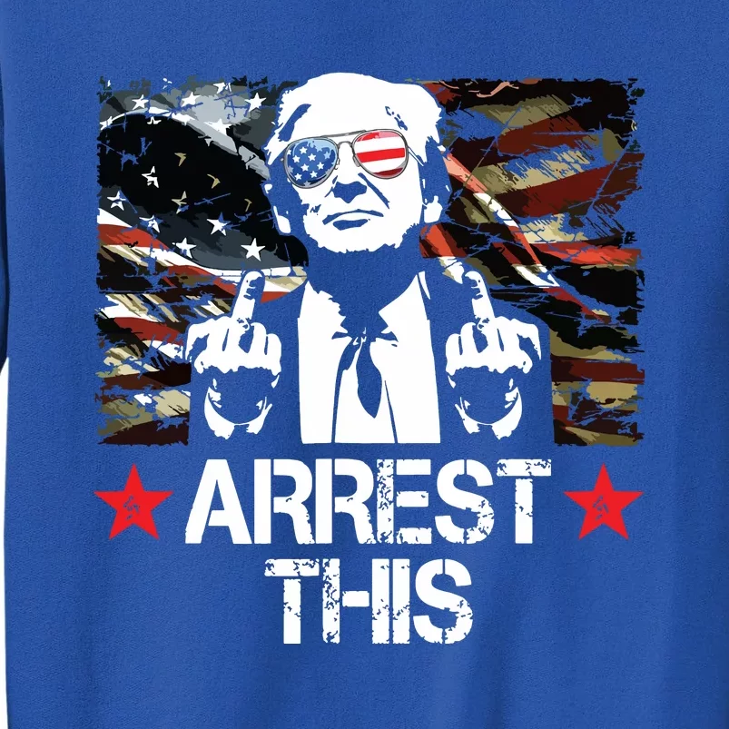 Arrest This Trump Fingers Pro Trump 2024 Sweatshirt