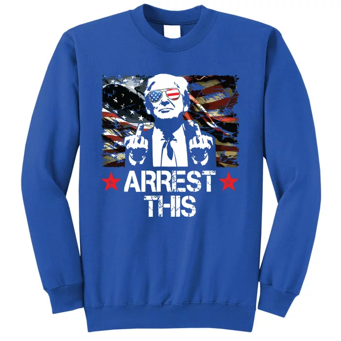 Arrest This Trump Fingers Pro Trump 2024 Sweatshirt