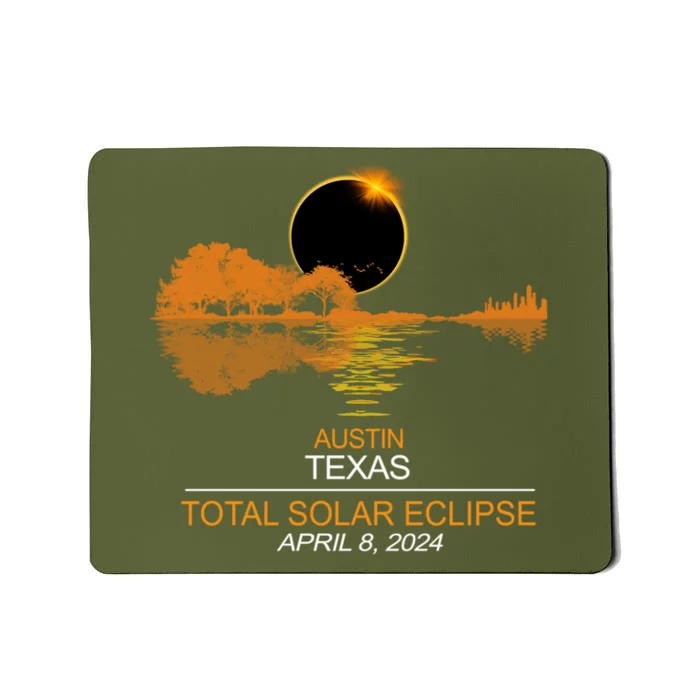 Austin Texas Total Eclipse 2024 Mousepad